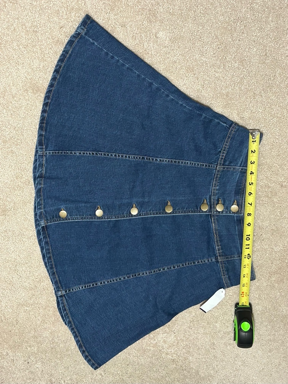 Draper James - Blue Denim Skater Skirt - Picture 8 of 11